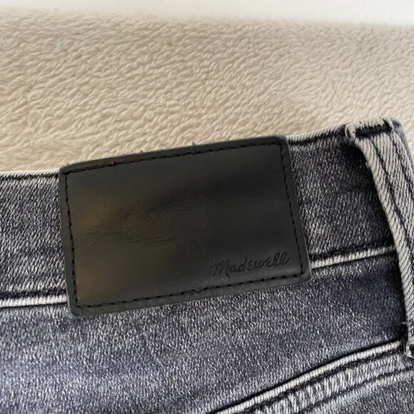 Madewell Woman's Jeans 27 10" High-Rise Skinny Crop Black Denim - Picture 7 of 11